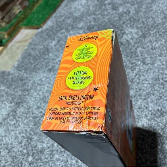 Nightmare Before Christmas Halloween String Lights Jack Skellington Talking Sing - Picture 8 of 12